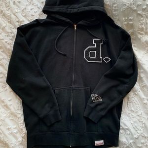Diamond Supply Varsity Zip-up Hoodie